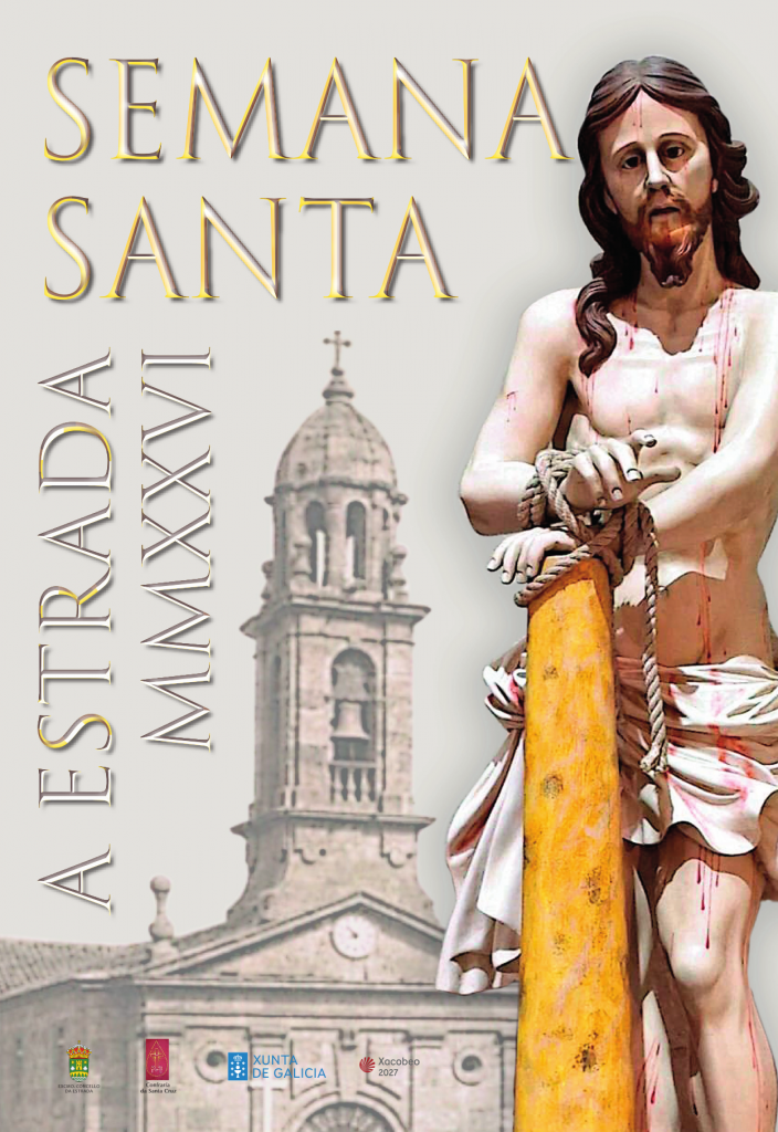 cartel 33x48 cm semana santa a estrada 2026